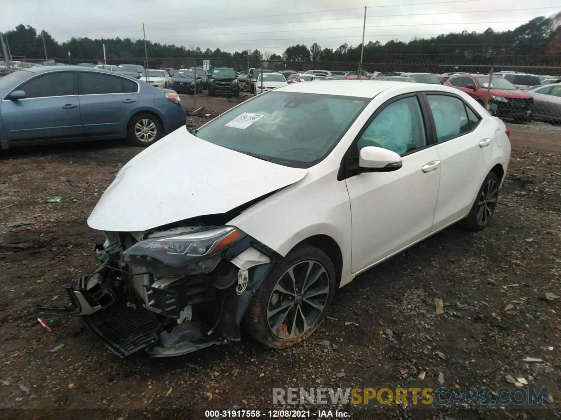 2 Photograph of a damaged car 5YFBURHE0KP862452 TOYOTA COROLLA 2019