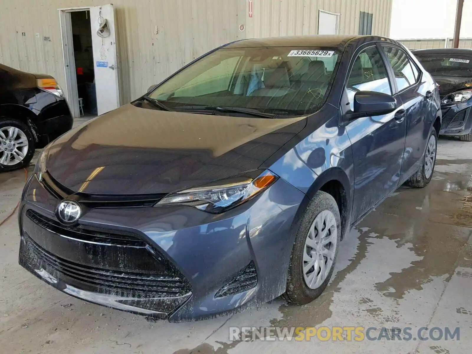 2 Photograph of a damaged car 5YFBURHE0KP862743 TOYOTA COROLLA 2019