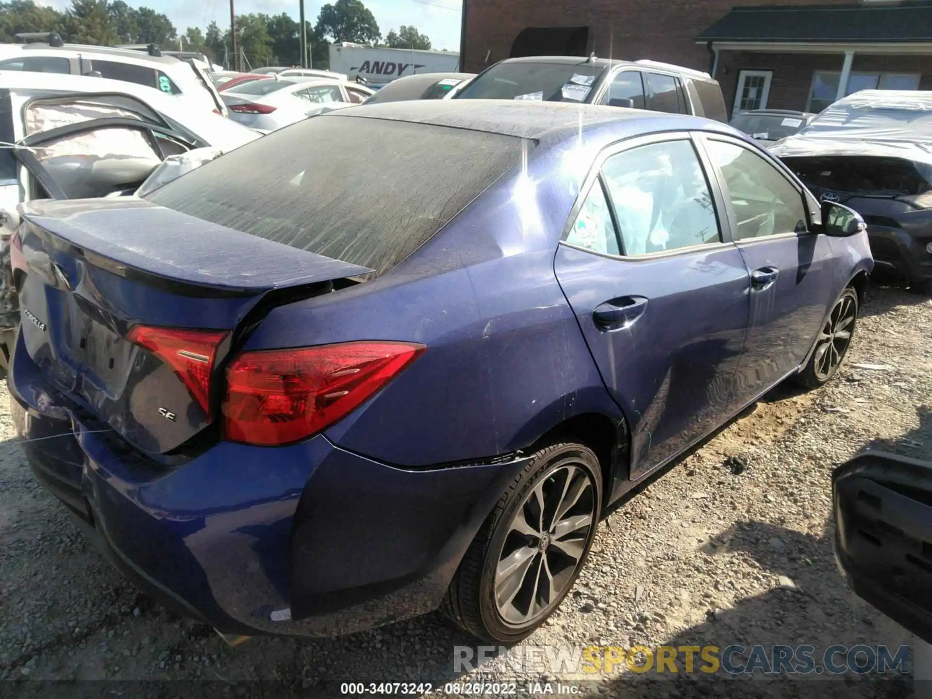 4 Photograph of a damaged car 5YFBURHE0KP863066 TOYOTA COROLLA 2019