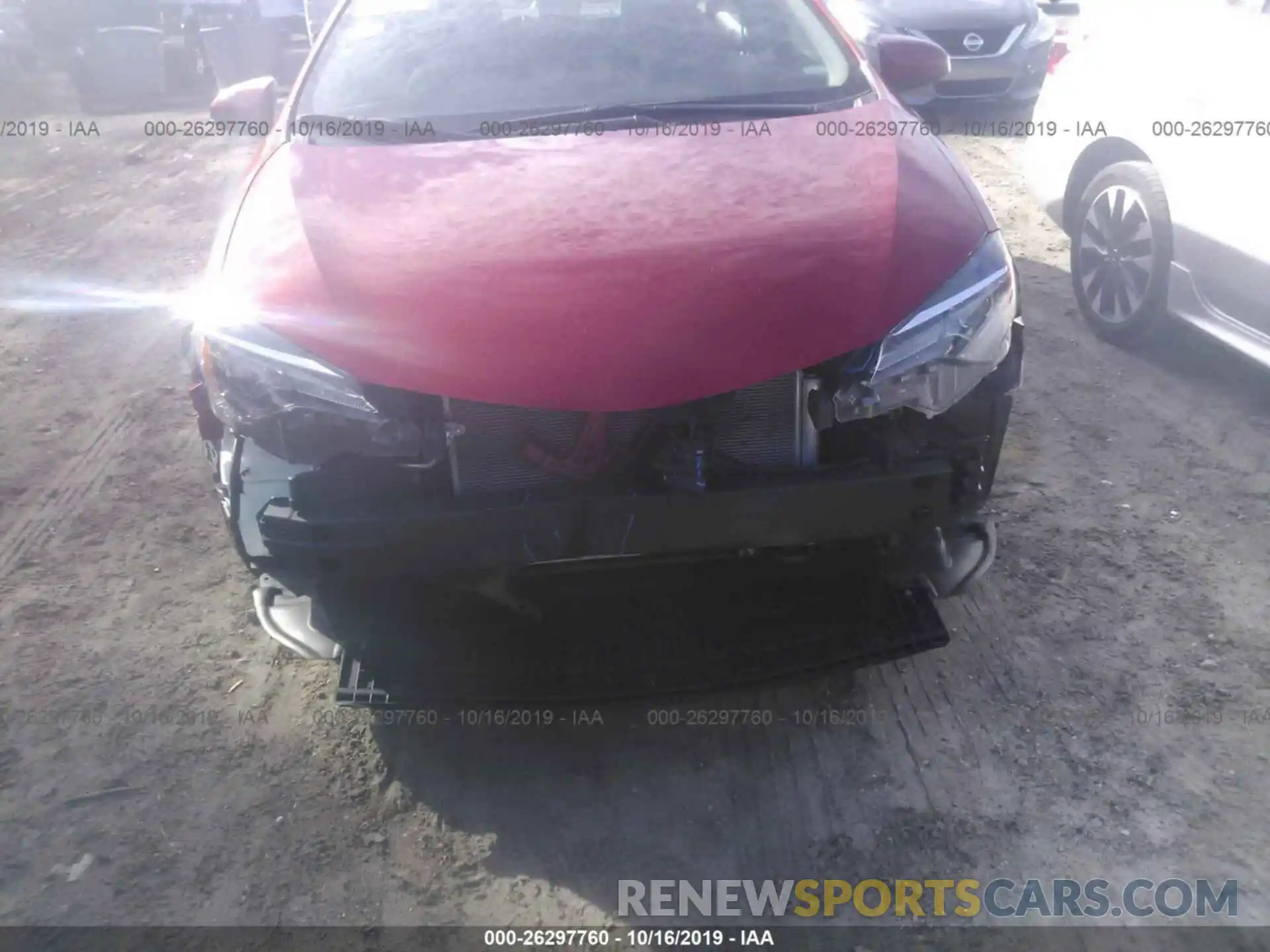 6 Photograph of a damaged car 5YFBURHE0KP863150 TOYOTA COROLLA 2019