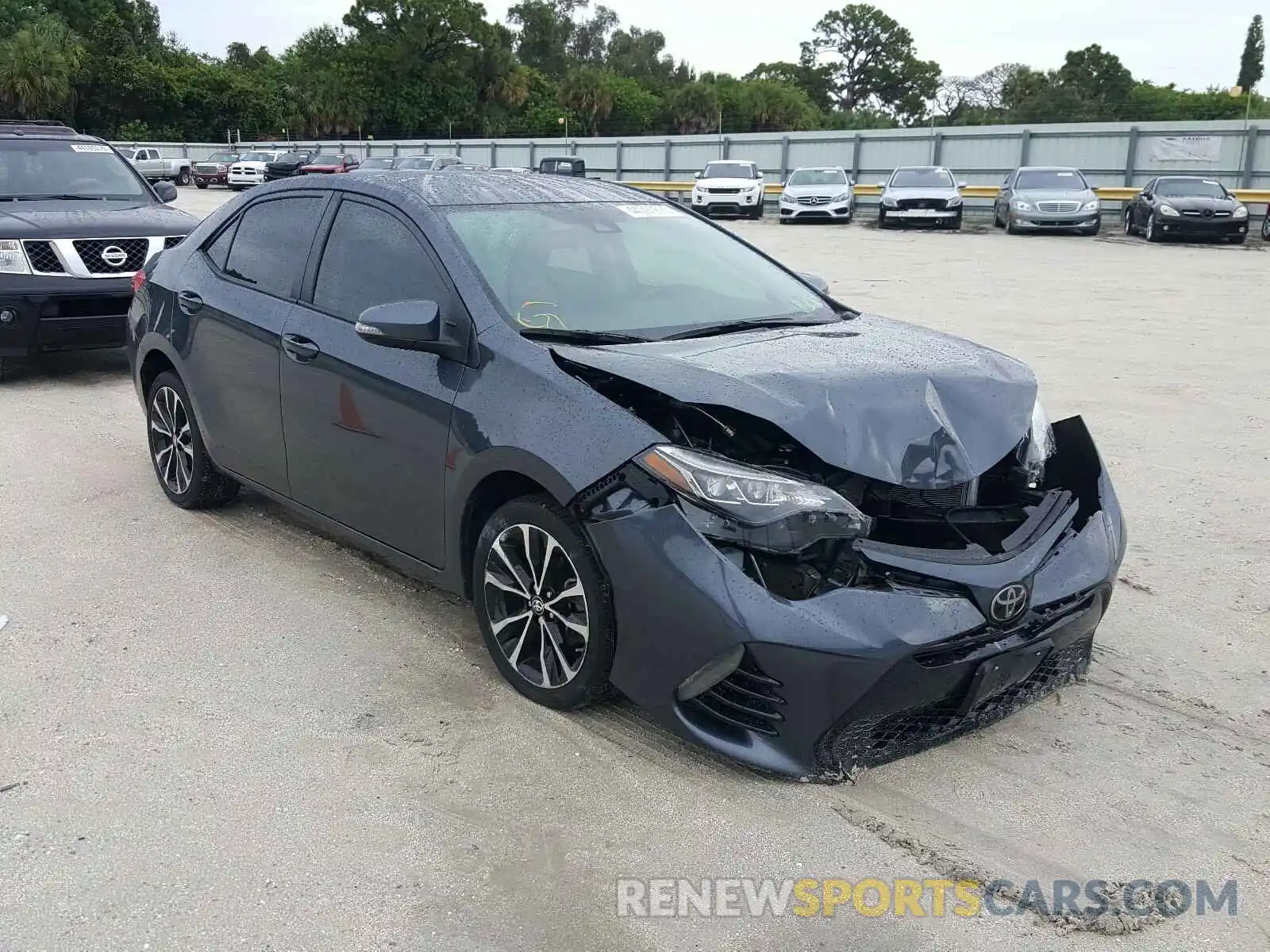 1 Photograph of a damaged car 5YFBURHE0KP863262 TOYOTA COROLLA 2019