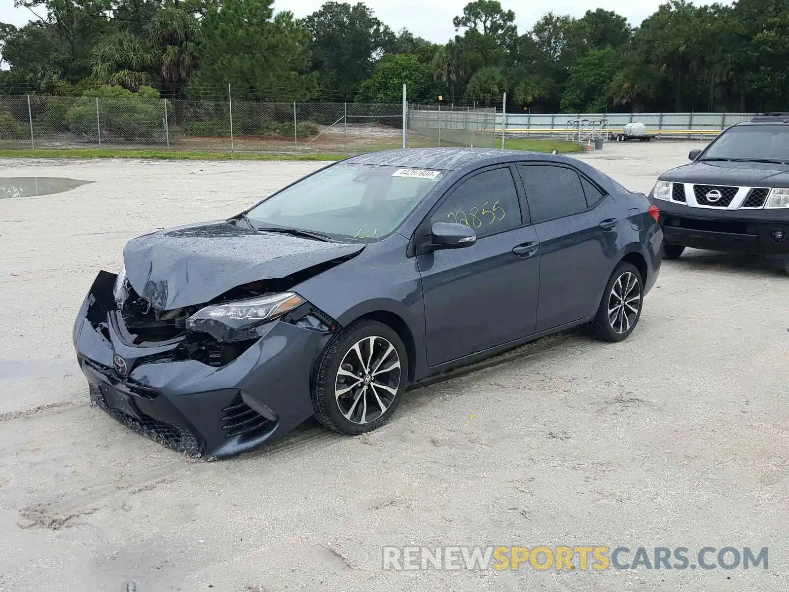 2 Photograph of a damaged car 5YFBURHE0KP863262 TOYOTA COROLLA 2019