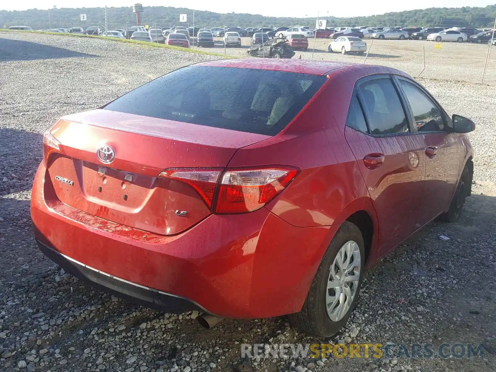 4 Photograph of a damaged car 5YFBURHE0KP863424 TOYOTA COROLLA 2019