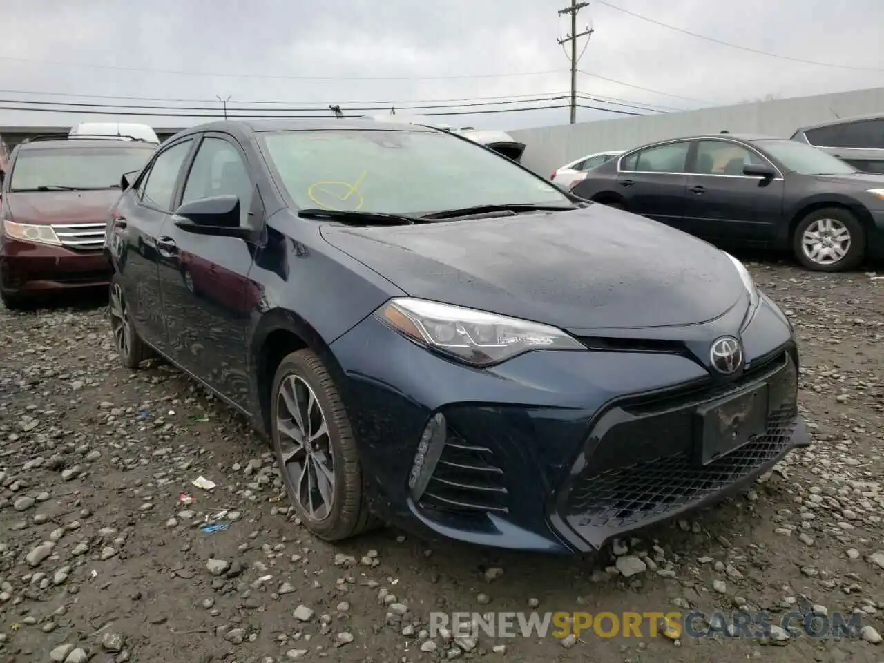 1 Photograph of a damaged car 5YFBURHE0KP864413 TOYOTA COROLLA 2019