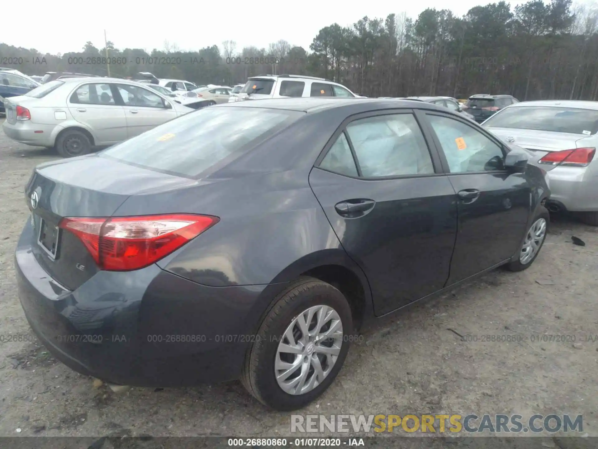 4 Photograph of a damaged car 5YFBURHE0KP864539 TOYOTA COROLLA 2019