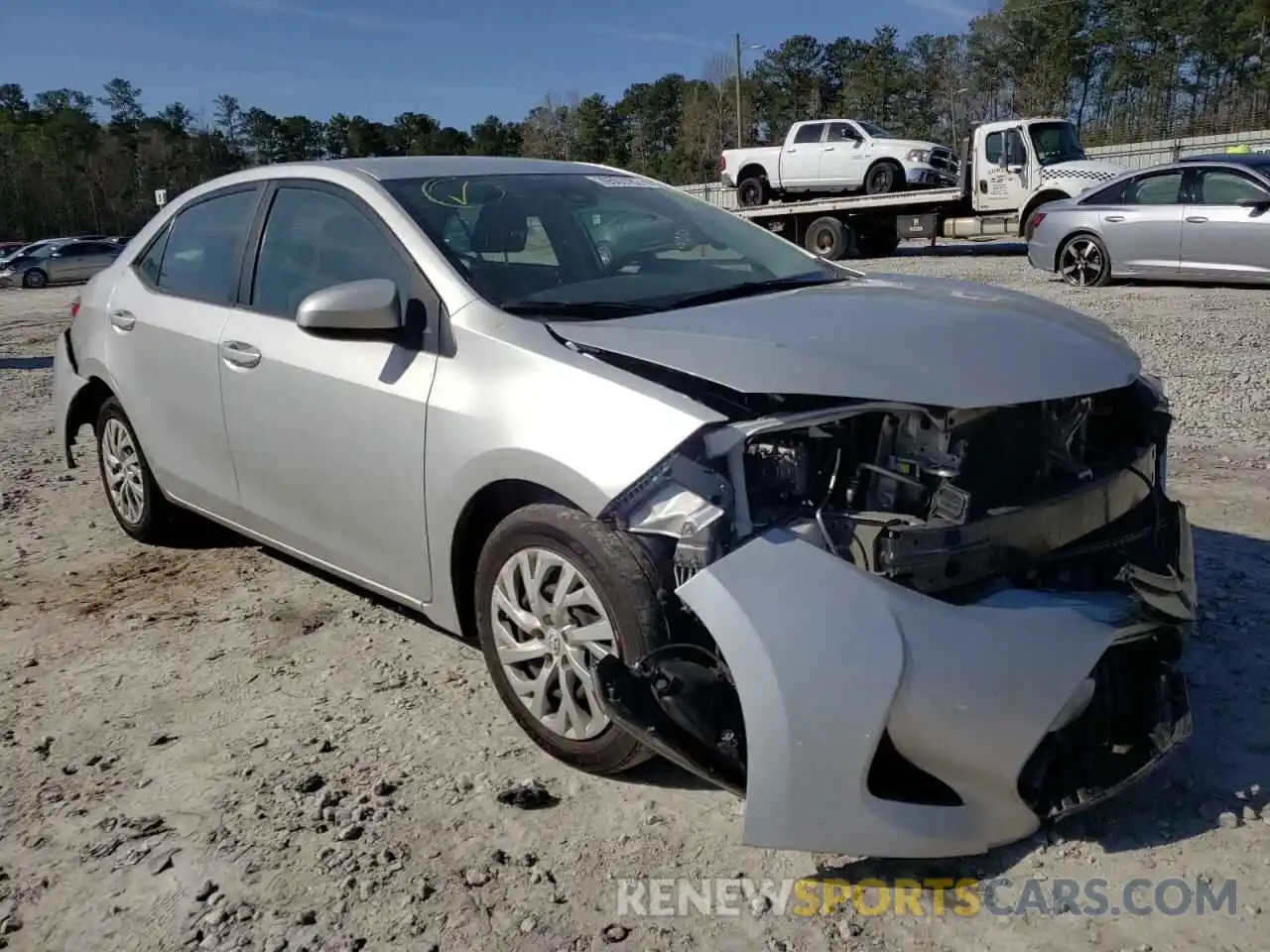 1 Photograph of a damaged car 5YFBURHE0KP864850 TOYOTA COROLLA 2019