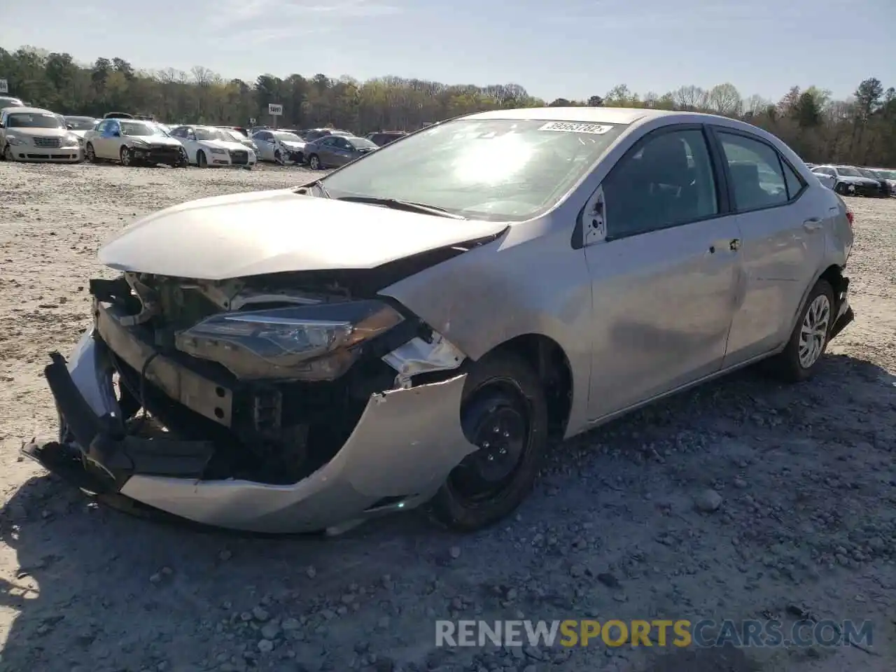 2 Photograph of a damaged car 5YFBURHE0KP864850 TOYOTA COROLLA 2019