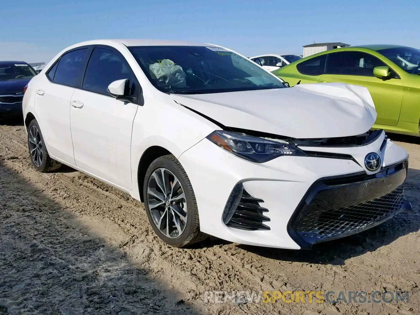 1 Photograph of a damaged car 5YFBURHE0KP865657 TOYOTA COROLLA 2019