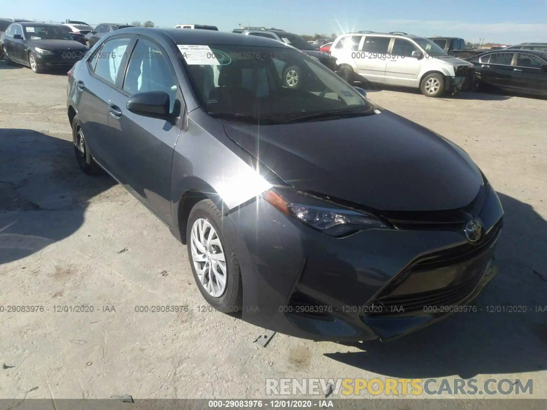 1 Photograph of a damaged car 5YFBURHE0KP865688 TOYOTA COROLLA 2019