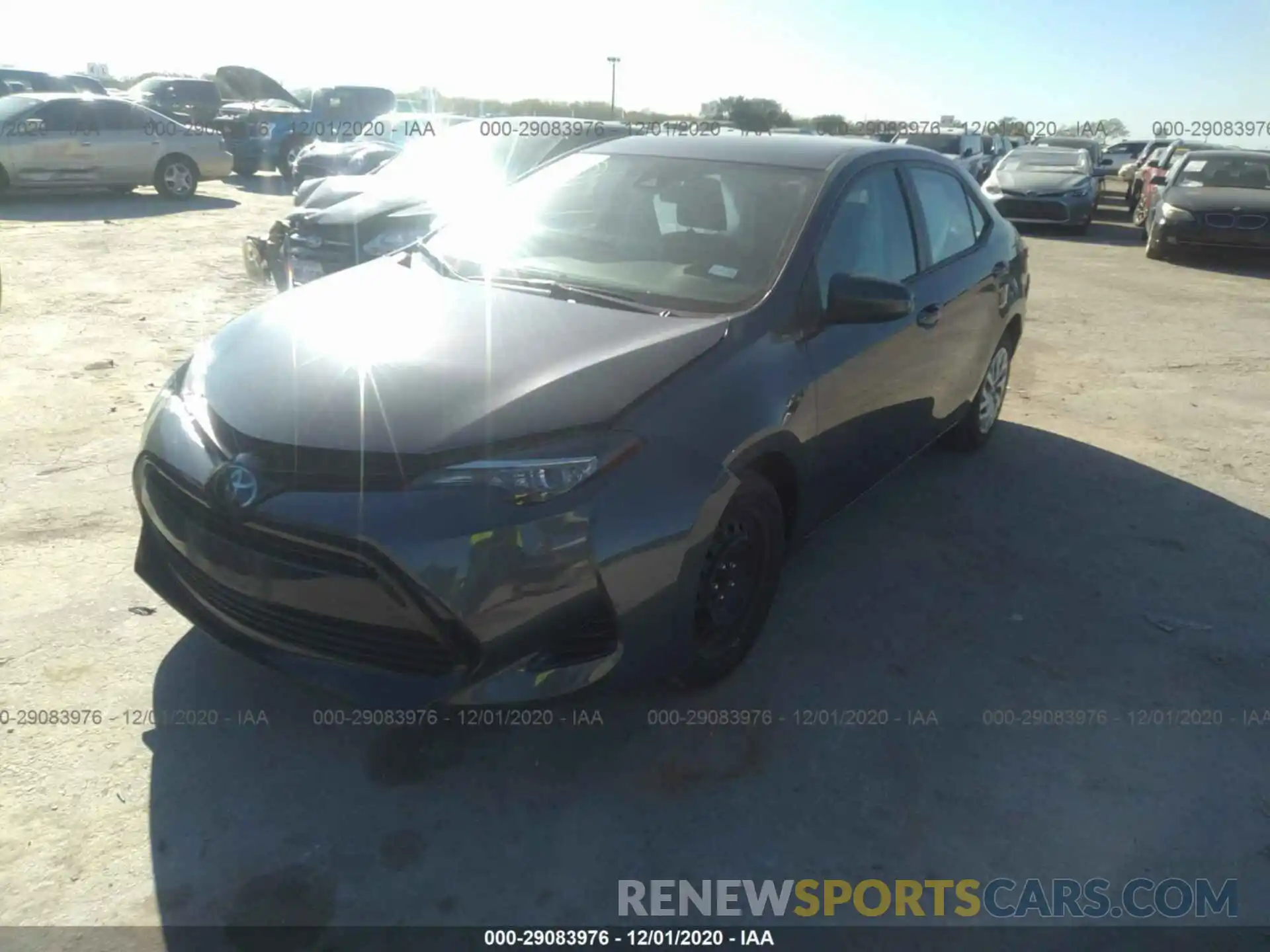 2 Photograph of a damaged car 5YFBURHE0KP865688 TOYOTA COROLLA 2019