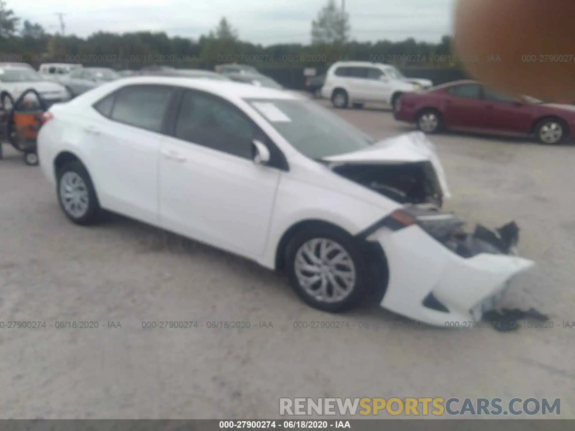 1 Photograph of a damaged car 5YFBURHE0KP866825 TOYOTA COROLLA 2019