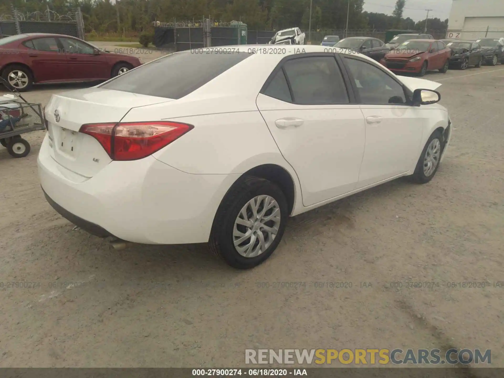 4 Photograph of a damaged car 5YFBURHE0KP866825 TOYOTA COROLLA 2019