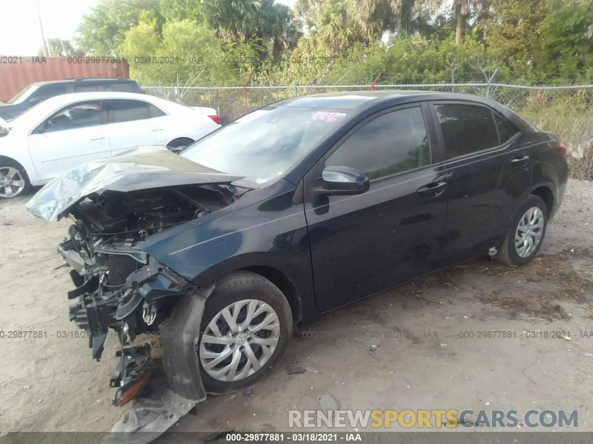 2 Photograph of a damaged car 5YFBURHE0KP866839 TOYOTA COROLLA 2019