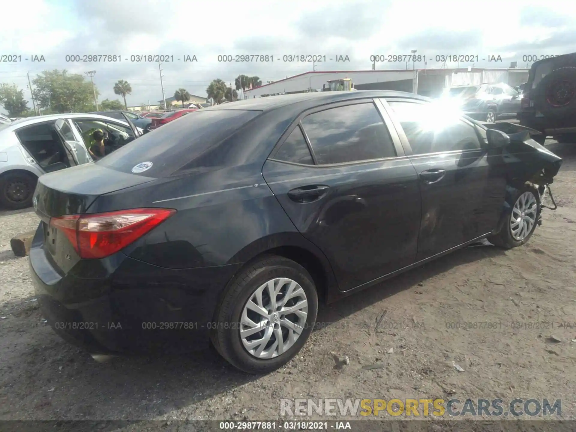 4 Photograph of a damaged car 5YFBURHE0KP866839 TOYOTA COROLLA 2019