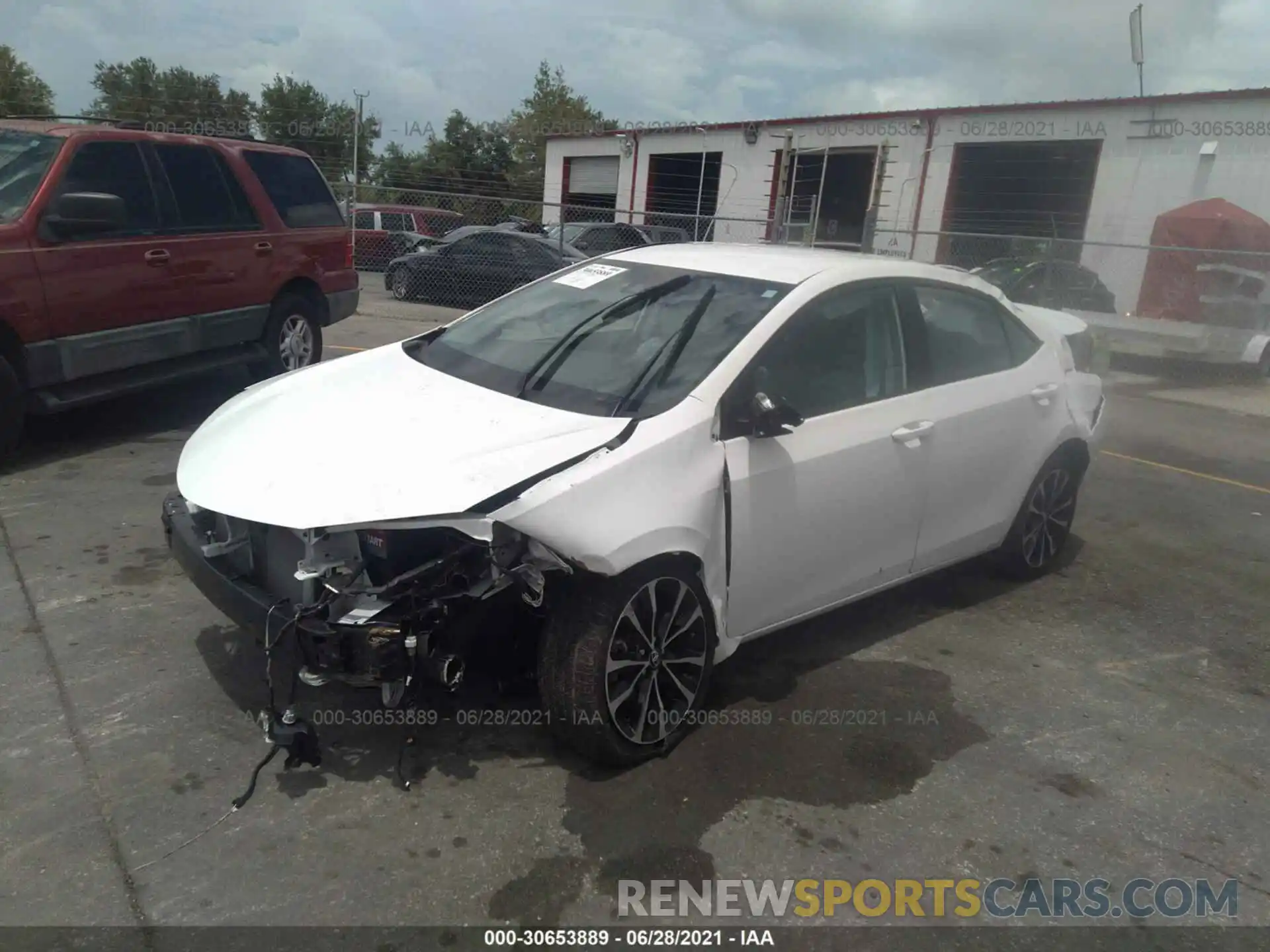 2 Photograph of a damaged car 5YFBURHE0KP867652 TOYOTA COROLLA 2019