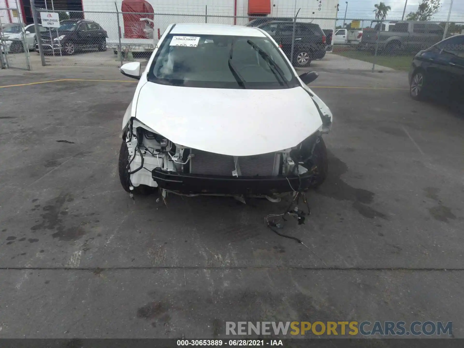 6 Photograph of a damaged car 5YFBURHE0KP867652 TOYOTA COROLLA 2019