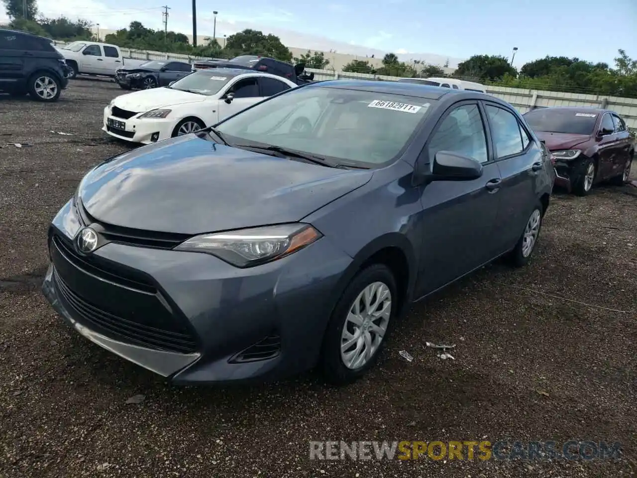 2 Photograph of a damaged car 5YFBURHE0KP867764 TOYOTA COROLLA 2019