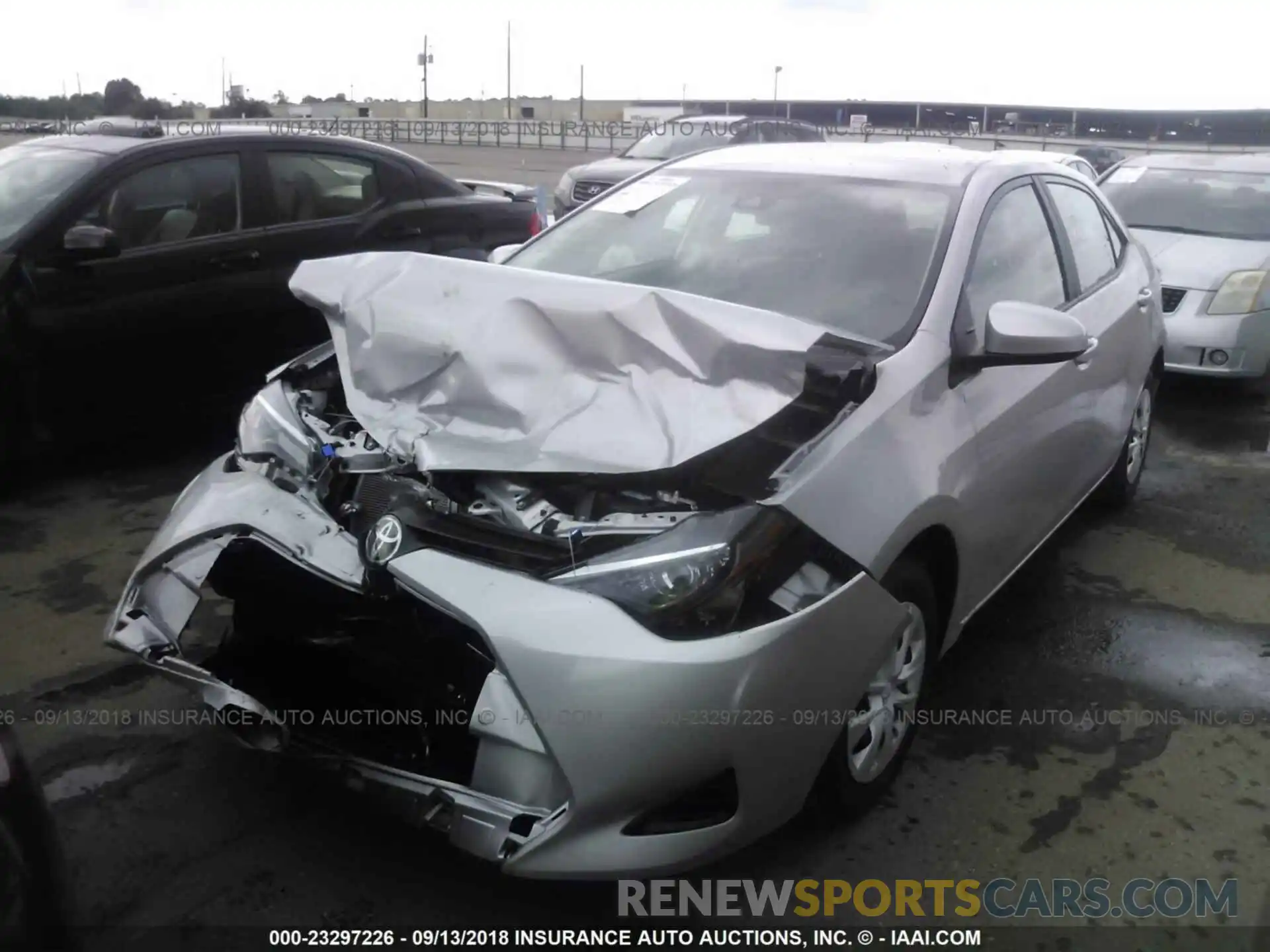 2 Photograph of a damaged car 5YFBURHE0KP867845 Toyota Corolla 2019