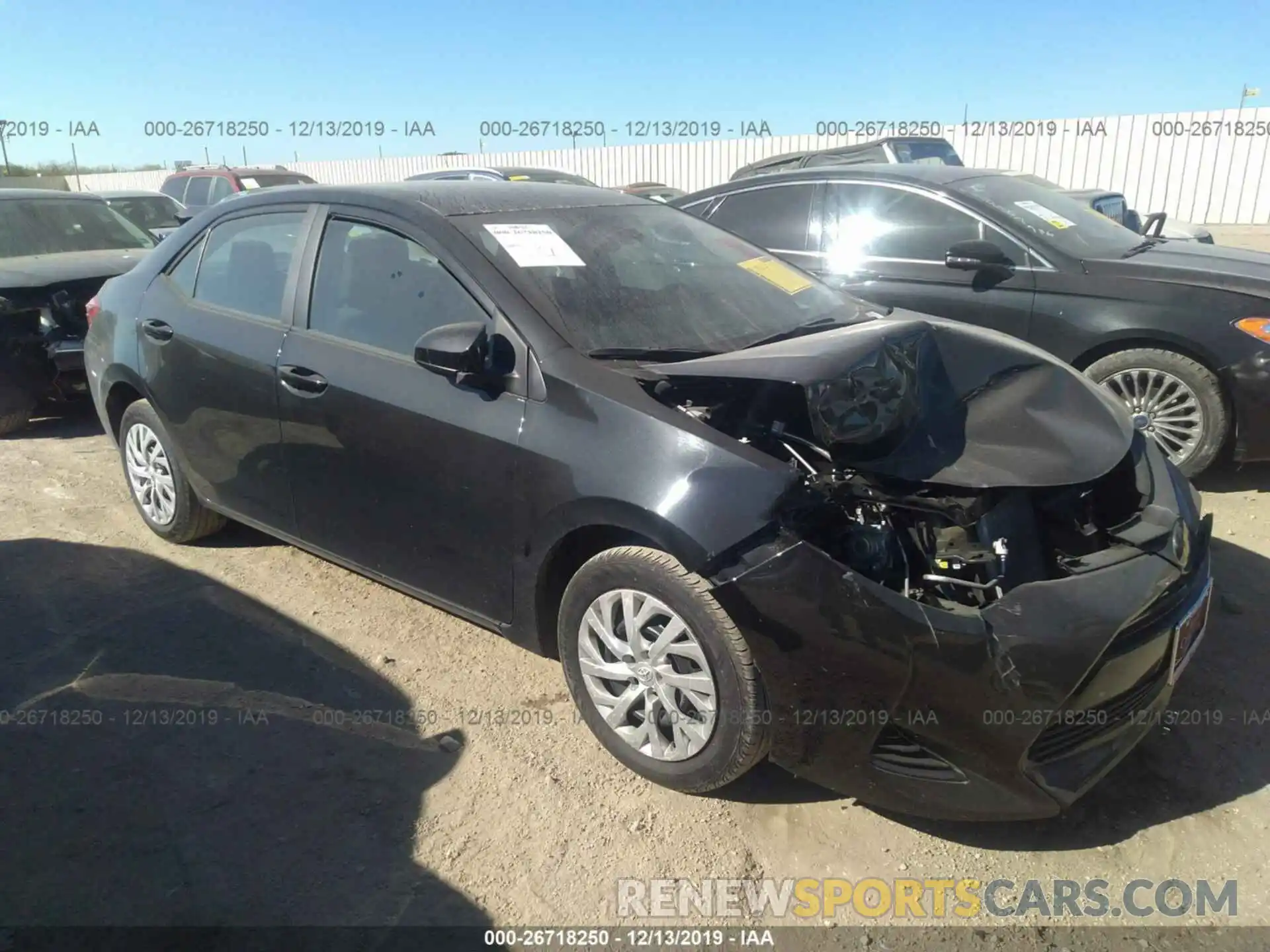 1 Photograph of a damaged car 5YFBURHE0KP868249 TOYOTA COROLLA 2019