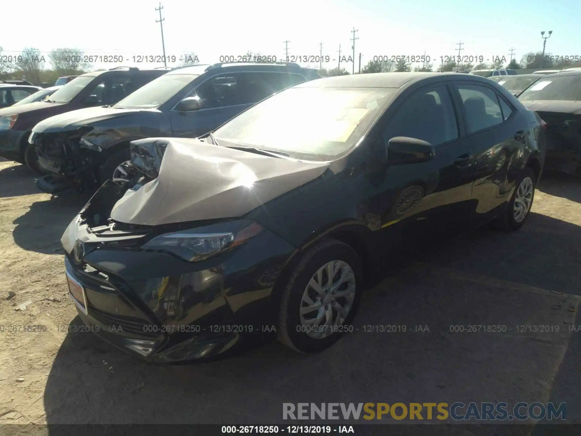 2 Photograph of a damaged car 5YFBURHE0KP868249 TOYOTA COROLLA 2019