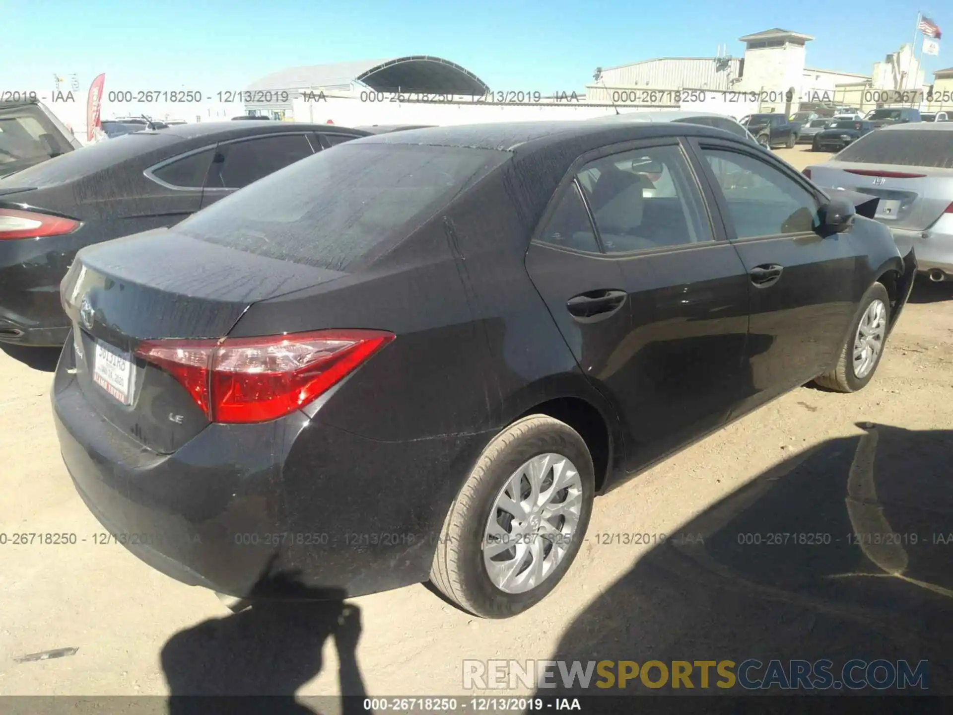 4 Photograph of a damaged car 5YFBURHE0KP868249 TOYOTA COROLLA 2019