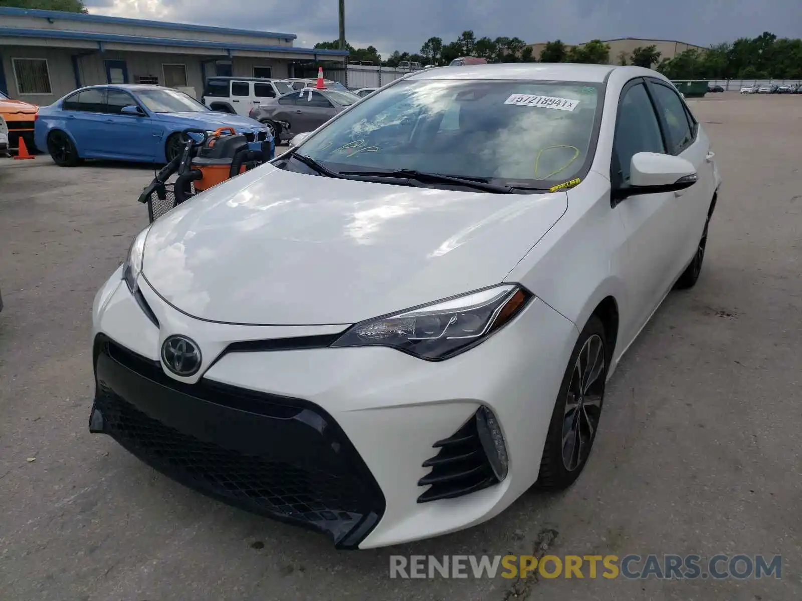 2 Photograph of a damaged car 5YFBURHE0KP868333 TOYOTA COROLLA 2019