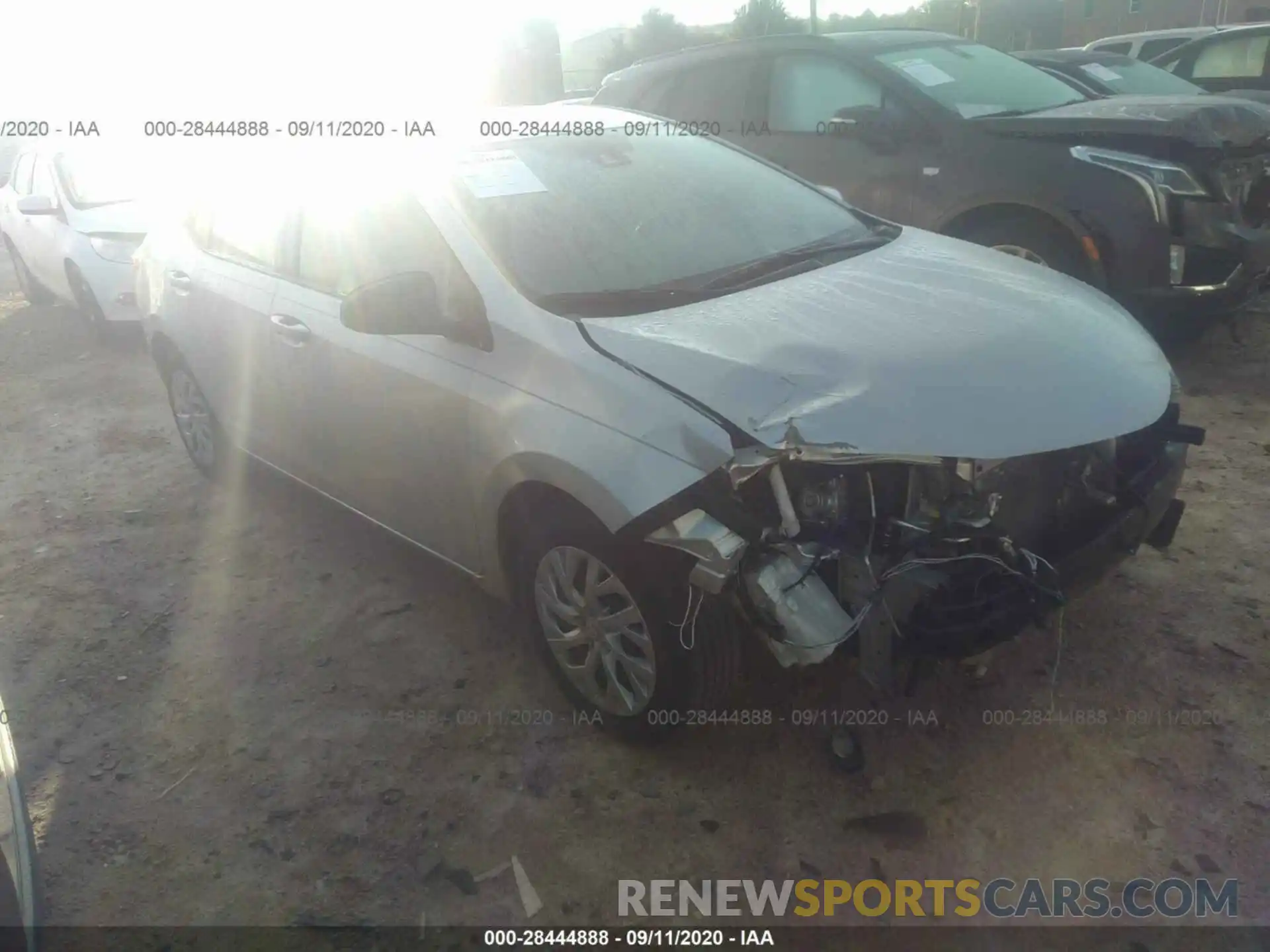 1 Photograph of a damaged car 5YFBURHE0KP868557 TOYOTA COROLLA 2019