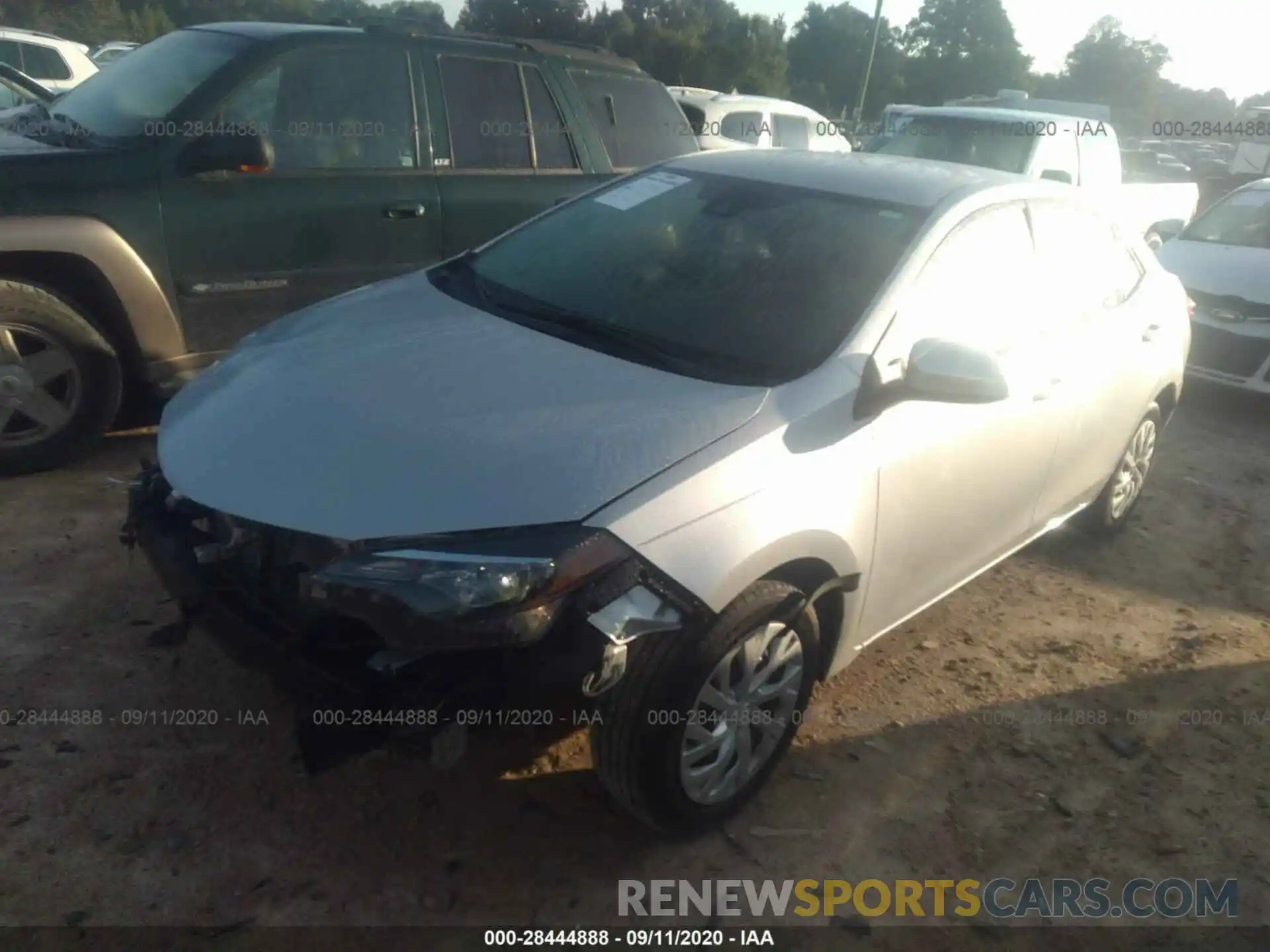 2 Photograph of a damaged car 5YFBURHE0KP868557 TOYOTA COROLLA 2019