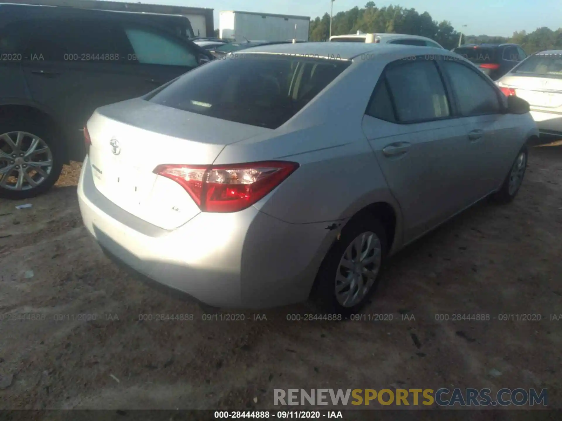 4 Photograph of a damaged car 5YFBURHE0KP868557 TOYOTA COROLLA 2019