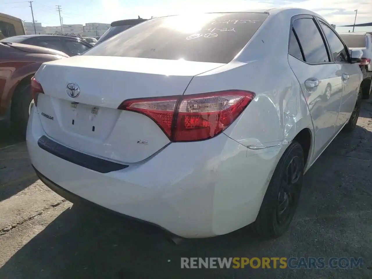 4 Photograph of a damaged car 5YFBURHE0KP868672 TOYOTA COROLLA 2019