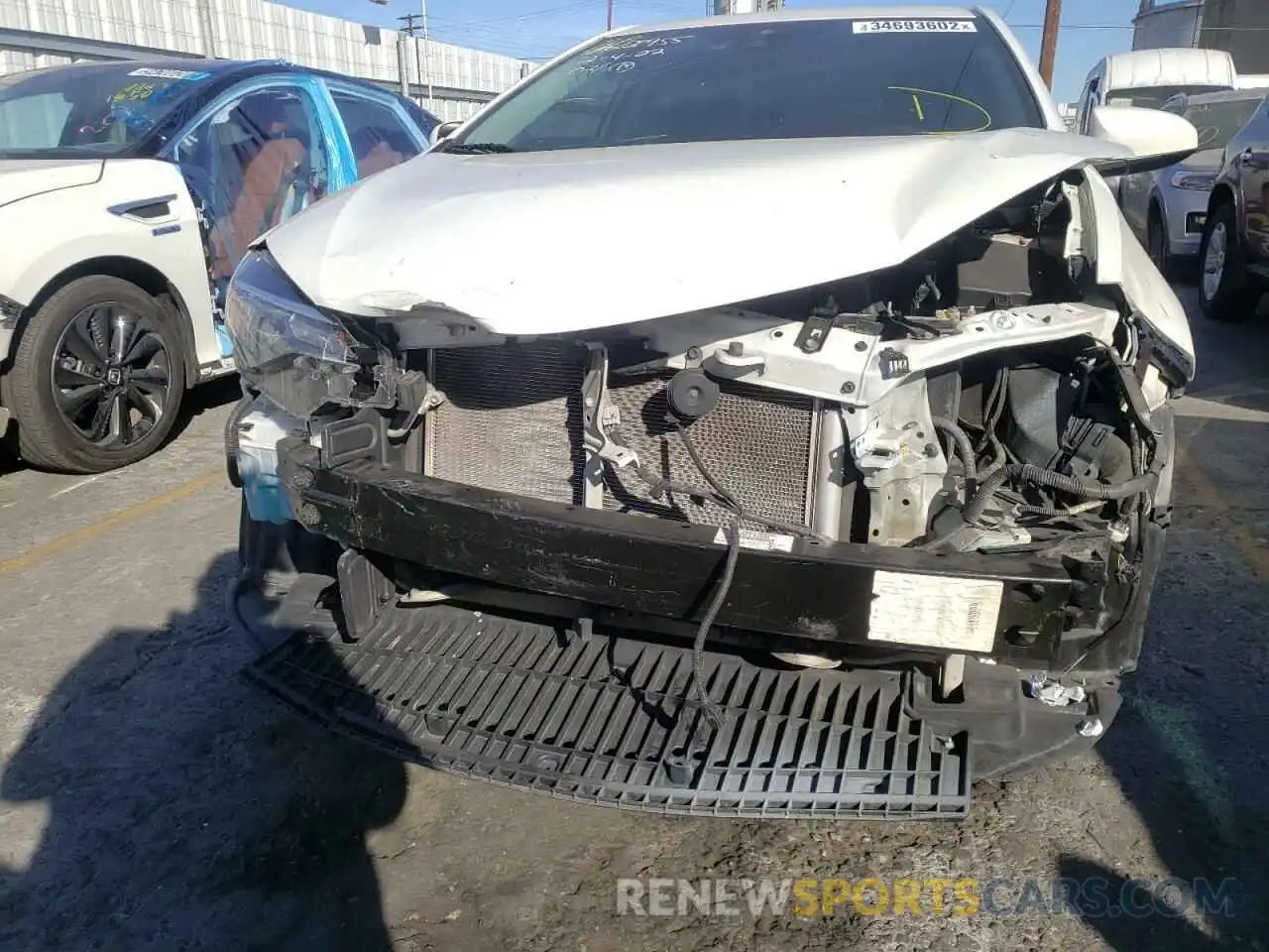 9 Photograph of a damaged car 5YFBURHE0KP868672 TOYOTA COROLLA 2019