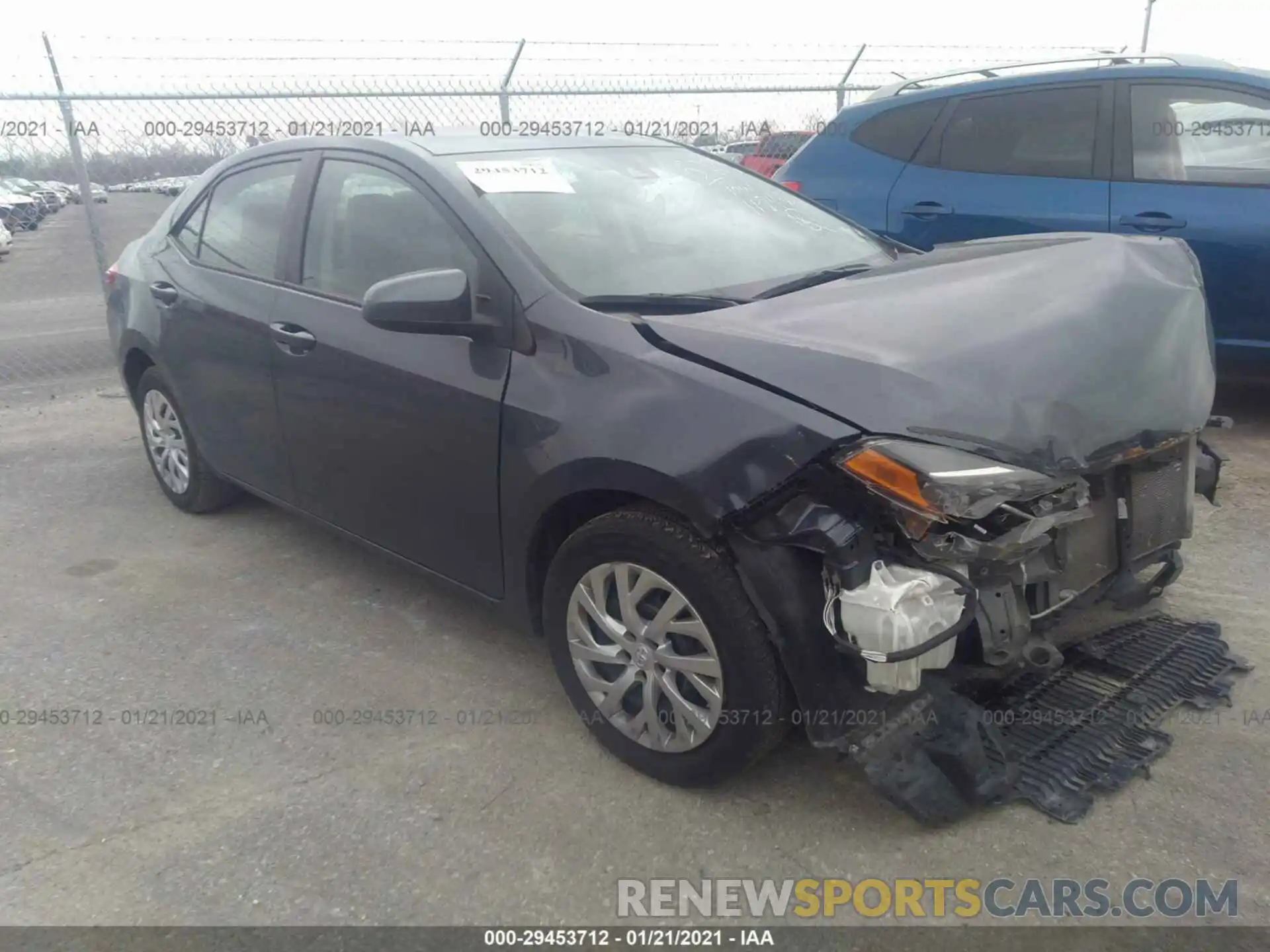 1 Photograph of a damaged car 5YFBURHE0KP868980 TOYOTA COROLLA 2019