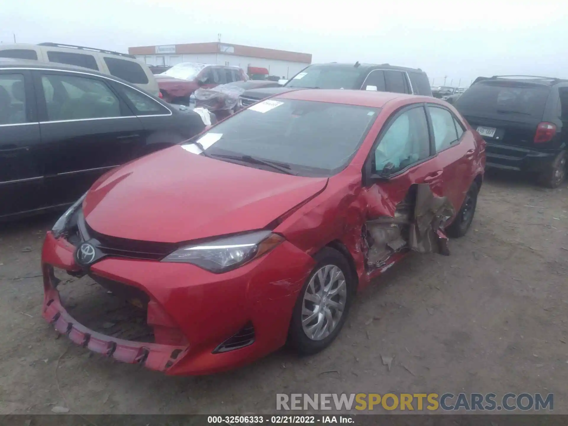 2 Photograph of a damaged car 5YFBURHE0KP869031 TOYOTA COROLLA 2019