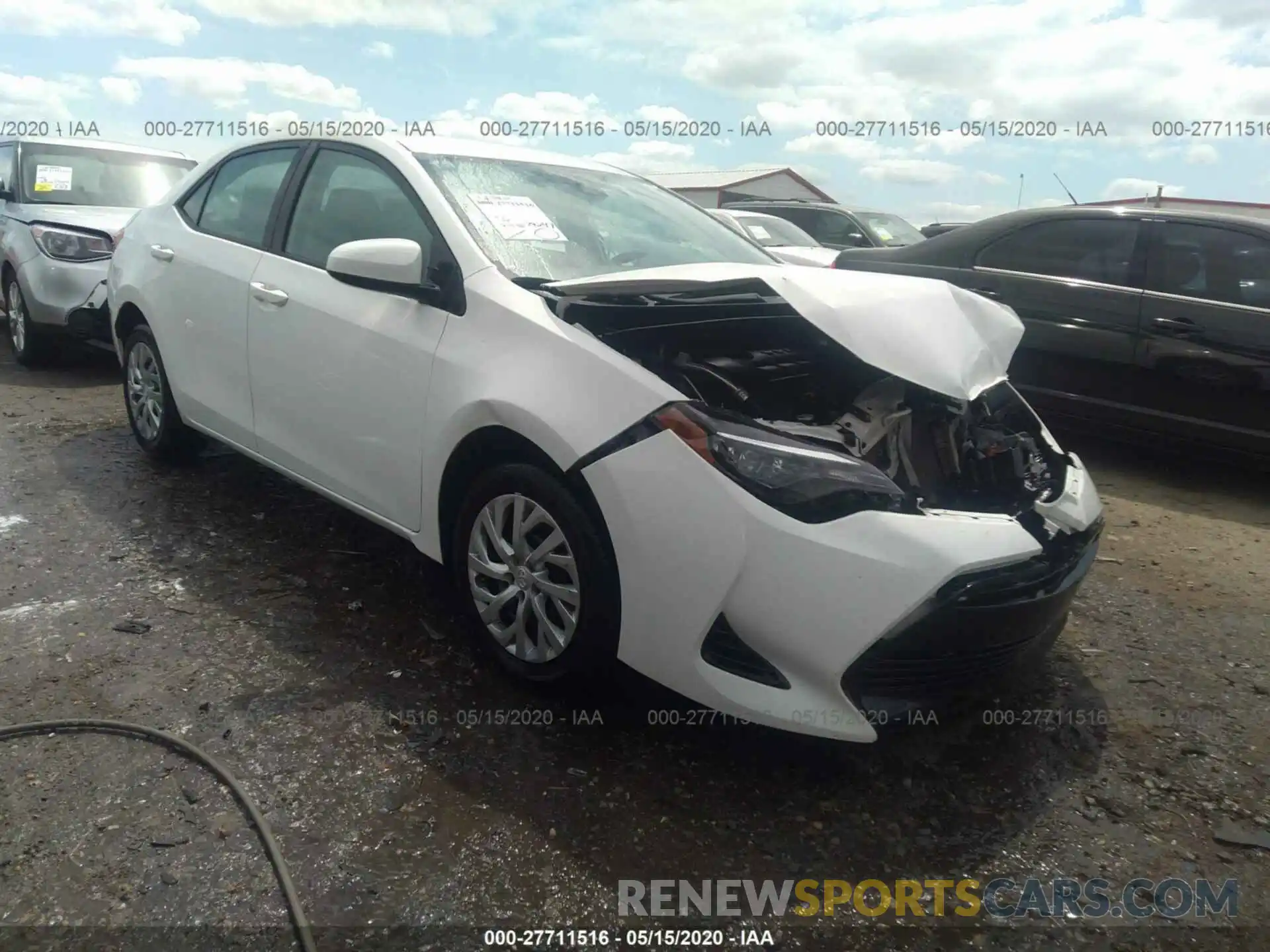 1 Photograph of a damaged car 5YFBURHE0KP869126 TOYOTA COROLLA 2019