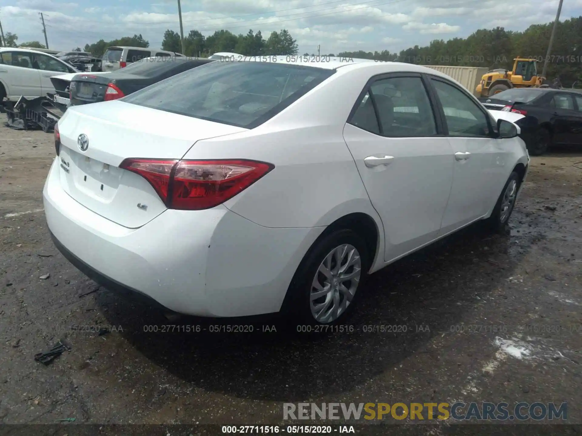 4 Photograph of a damaged car 5YFBURHE0KP869126 TOYOTA COROLLA 2019