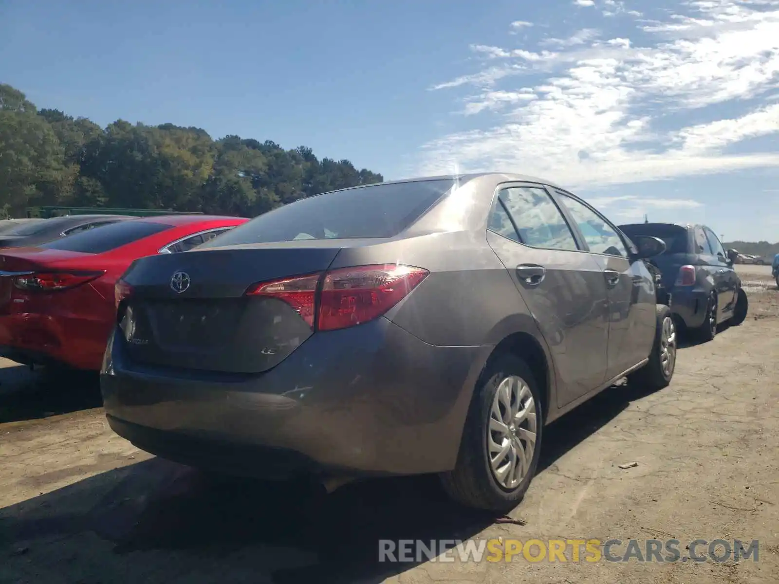 4 Photograph of a damaged car 5YFBURHE0KP869143 TOYOTA COROLLA 2019