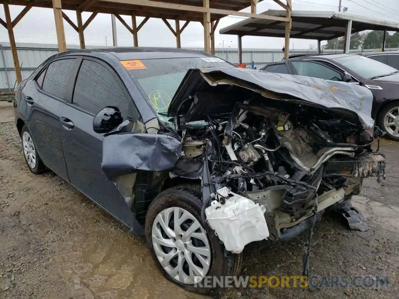 1 Photograph of a damaged car 5YFBURHE0KP869921 TOYOTA COROLLA 2019