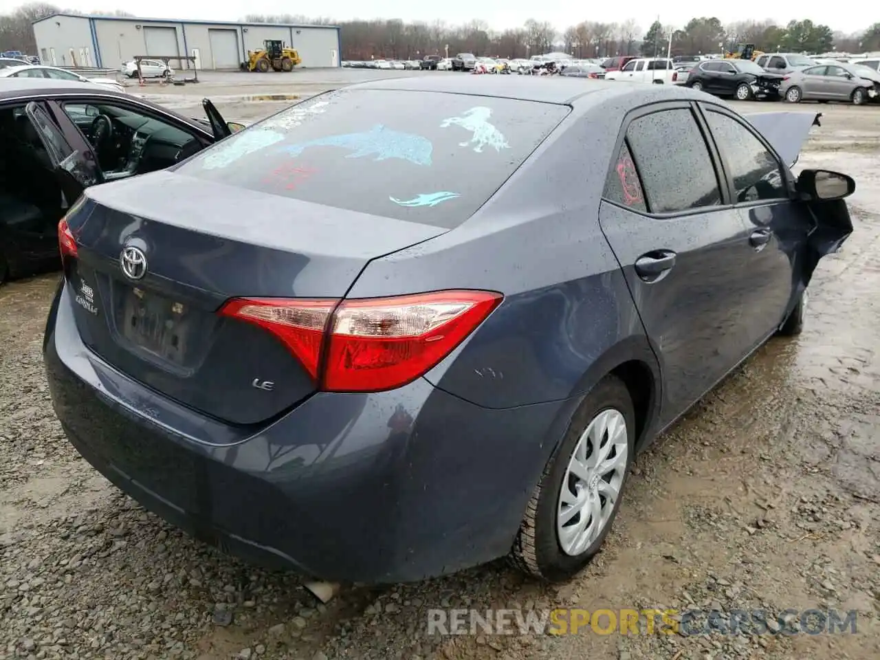 4 Photograph of a damaged car 5YFBURHE0KP869921 TOYOTA COROLLA 2019