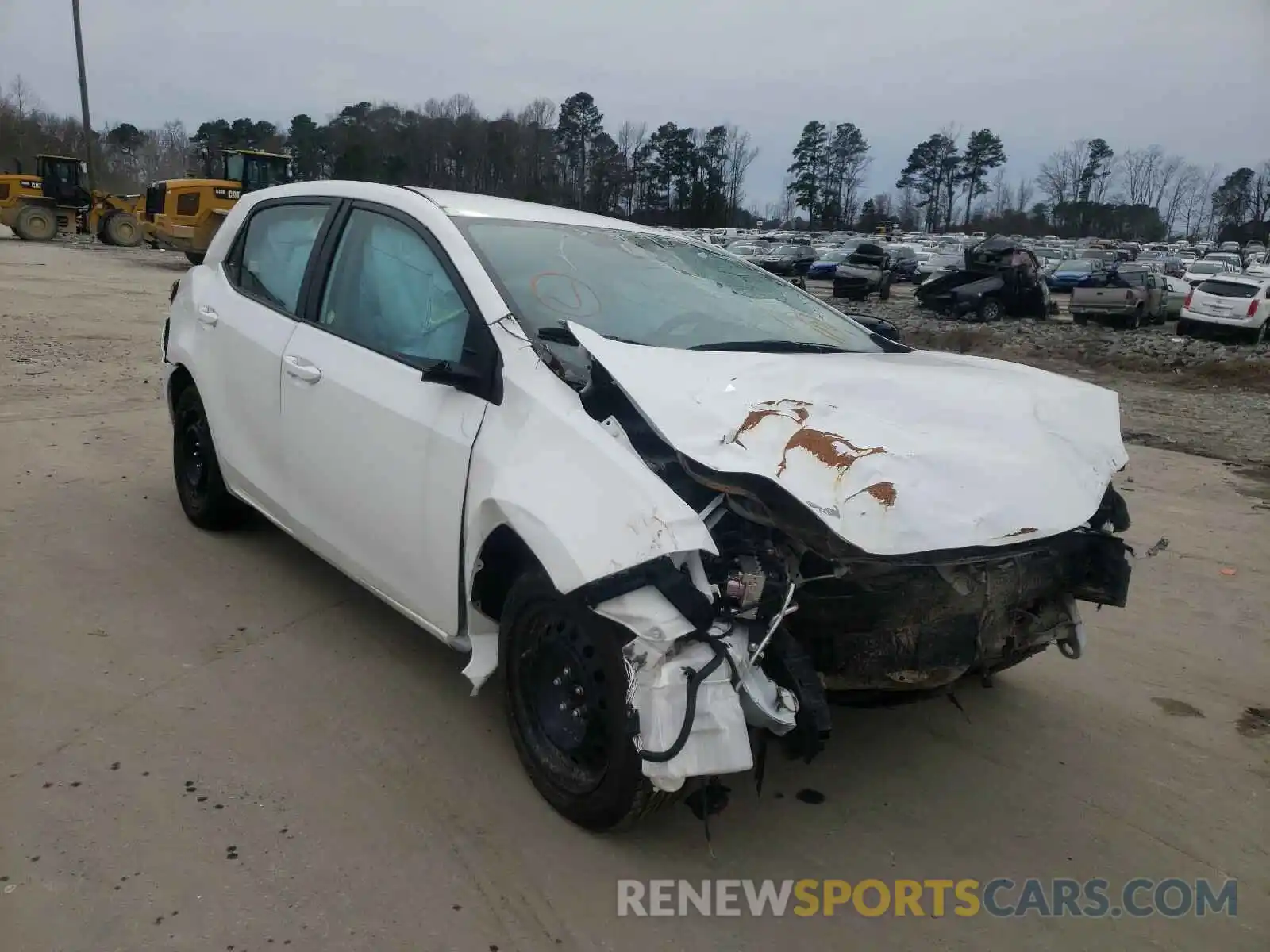 1 Photograph of a damaged car 5YFBURHE0KP870762 TOYOTA COROLLA 2019