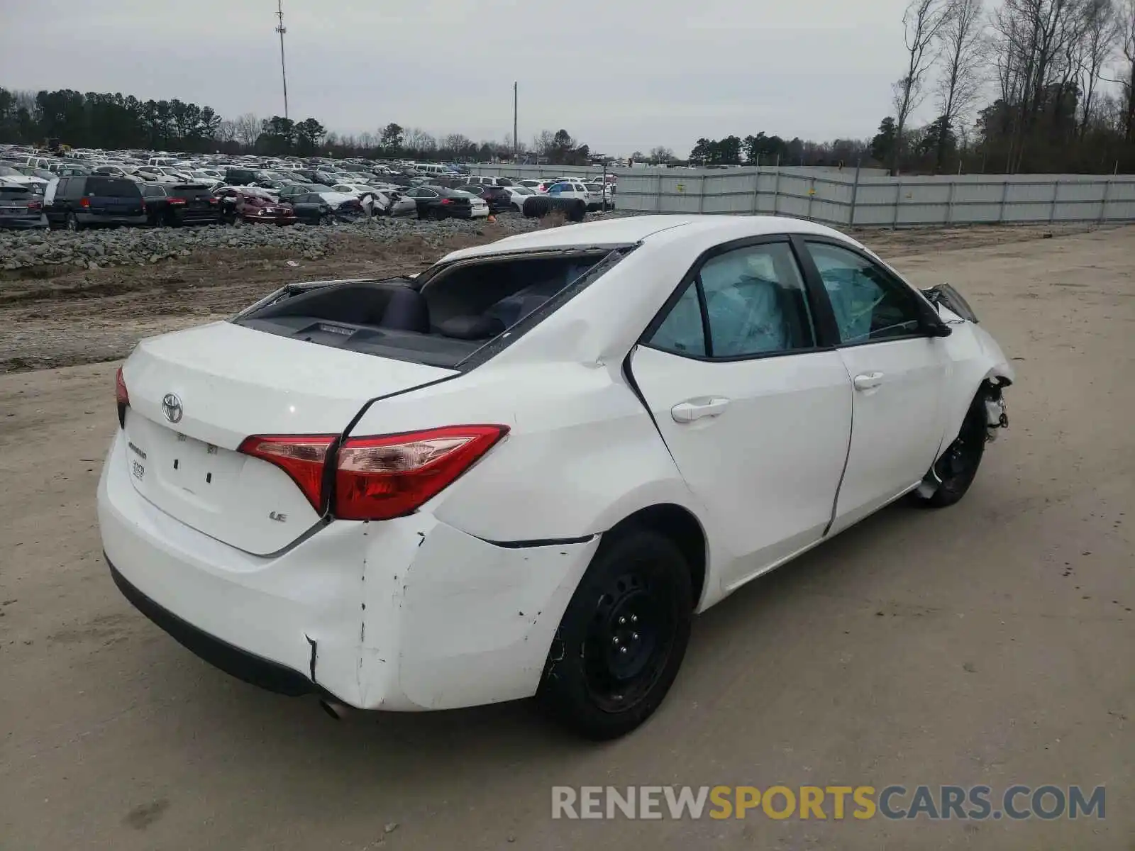 4 Photograph of a damaged car 5YFBURHE0KP870762 TOYOTA COROLLA 2019