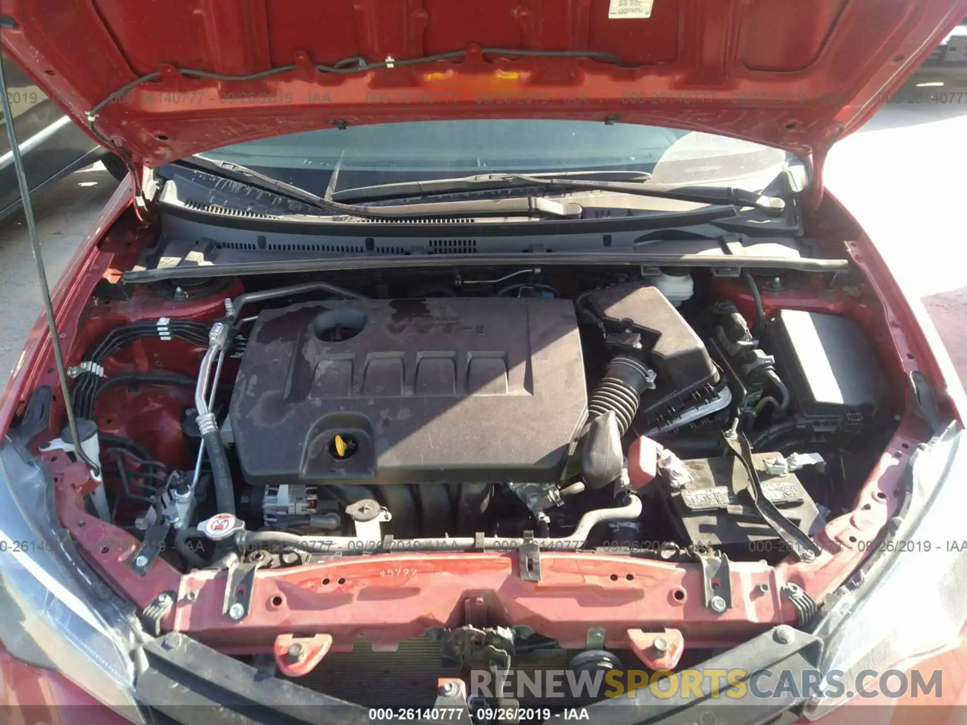 10 Photograph of a damaged car 5YFBURHE0KP871166 TOYOTA COROLLA 2019