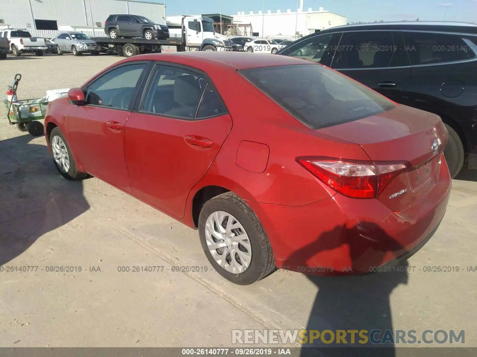 3 Photograph of a damaged car 5YFBURHE0KP871166 TOYOTA COROLLA 2019