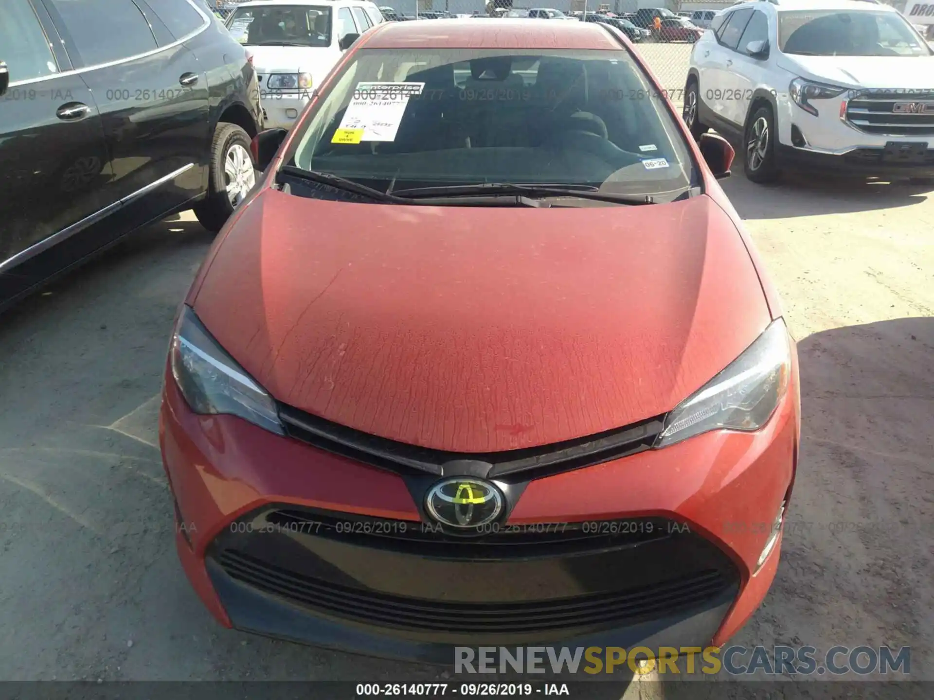 6 Photograph of a damaged car 5YFBURHE0KP871166 TOYOTA COROLLA 2019