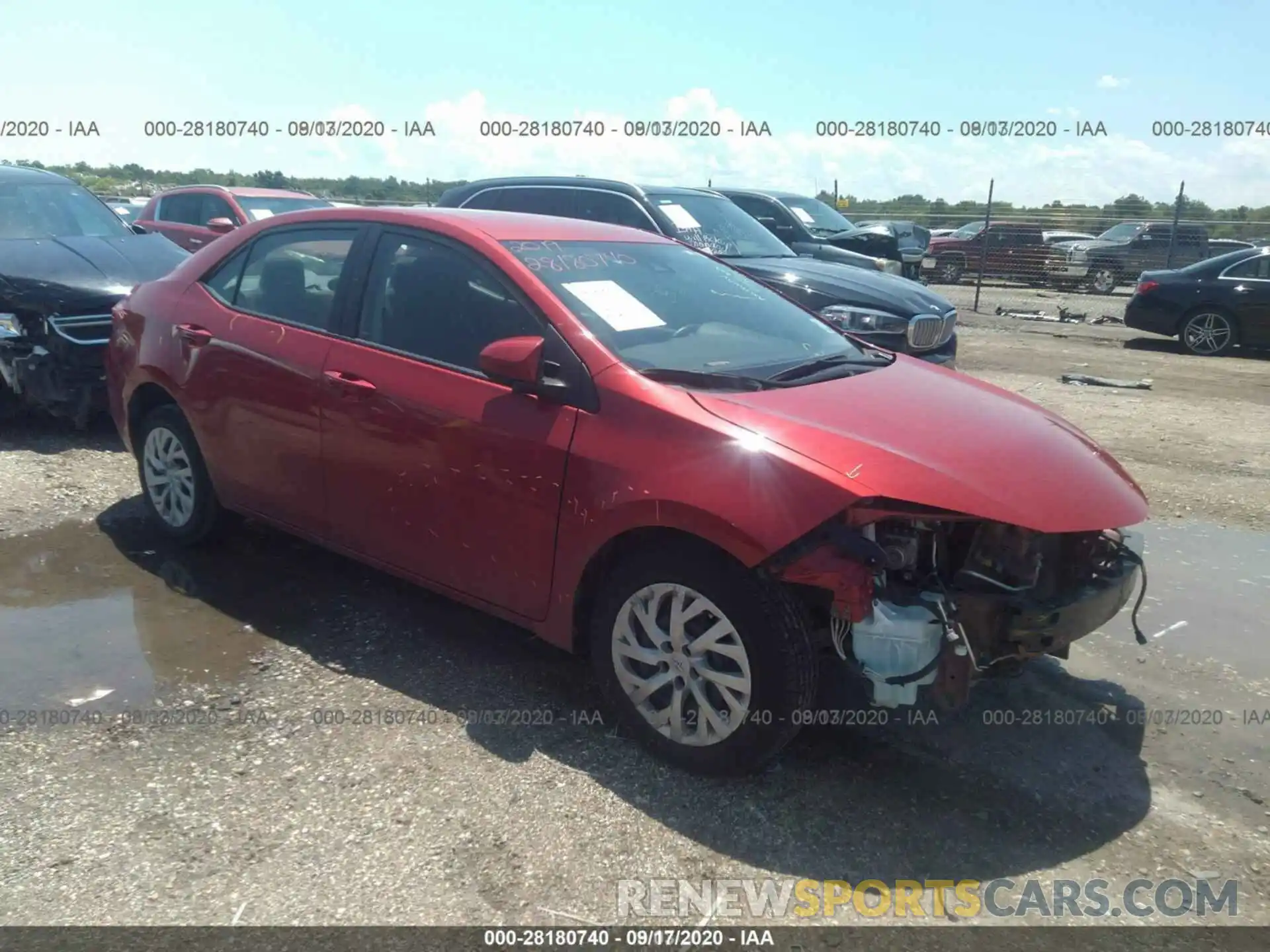 13 Photograph of a damaged car 5YFBURHE0KP871636 TOYOTA COROLLA 2019