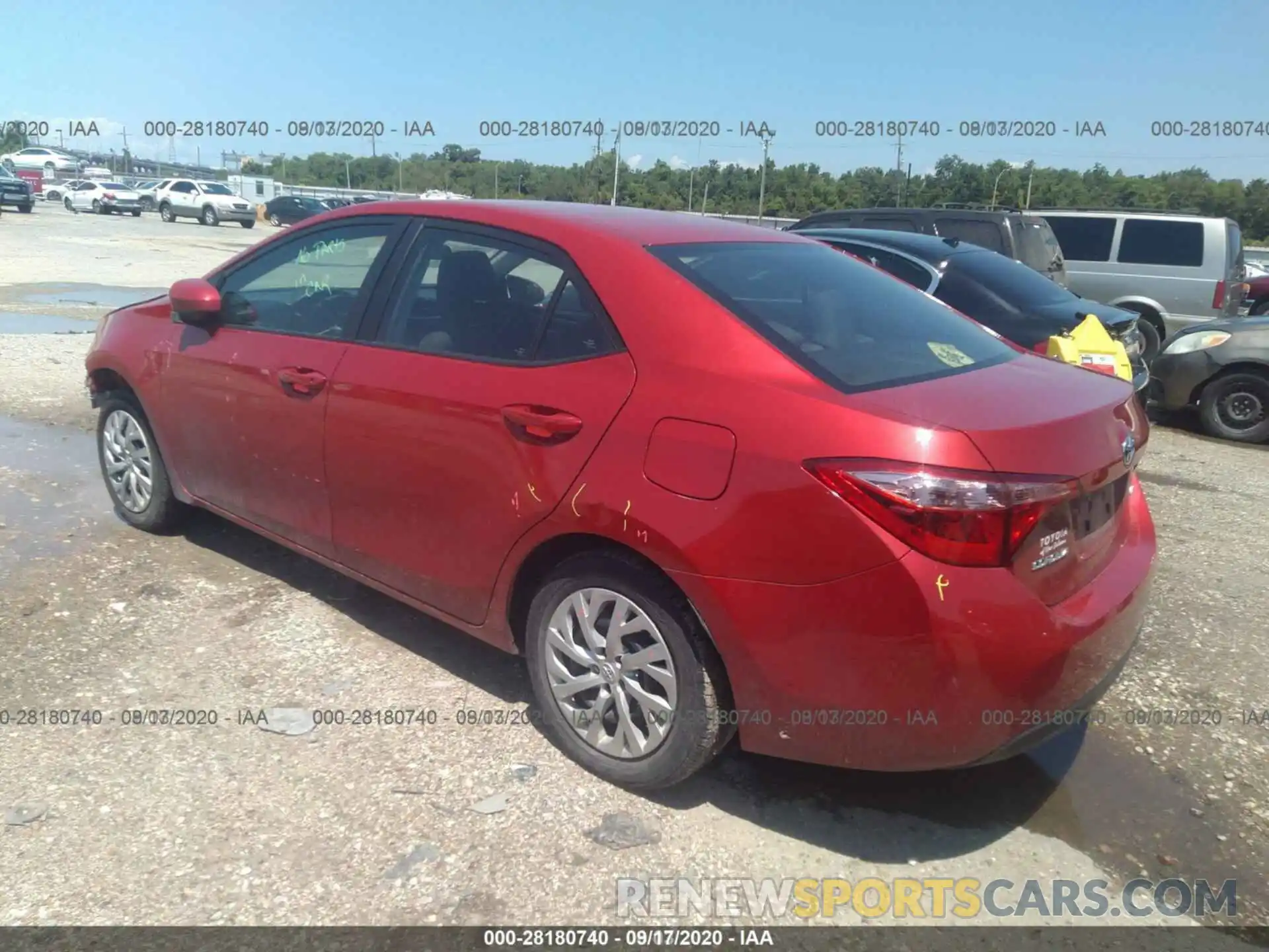 15 Photograph of a damaged car 5YFBURHE0KP871636 TOYOTA COROLLA 2019