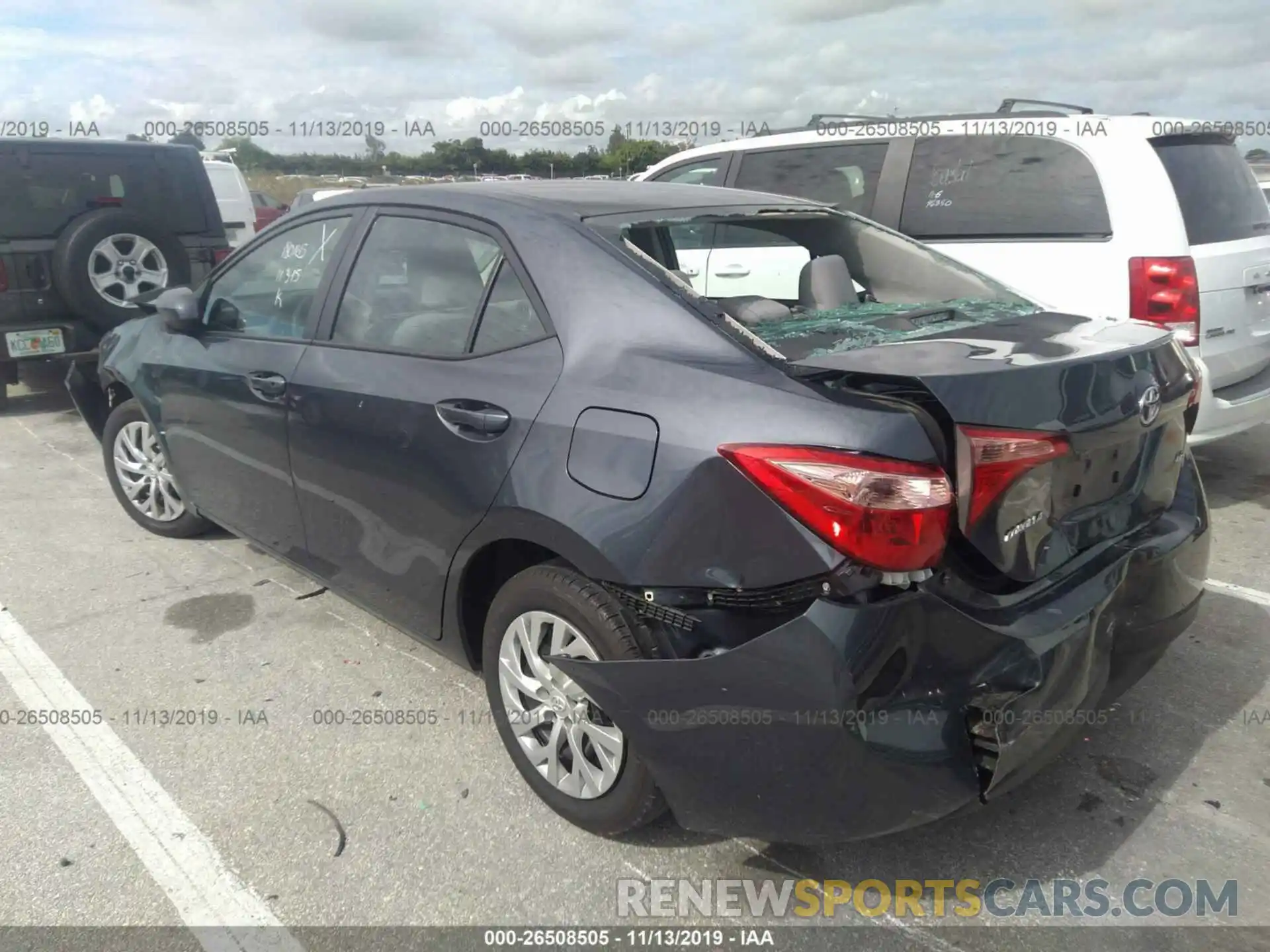 3 Photograph of a damaged car 5YFBURHE0KP872415 TOYOTA COROLLA 2019