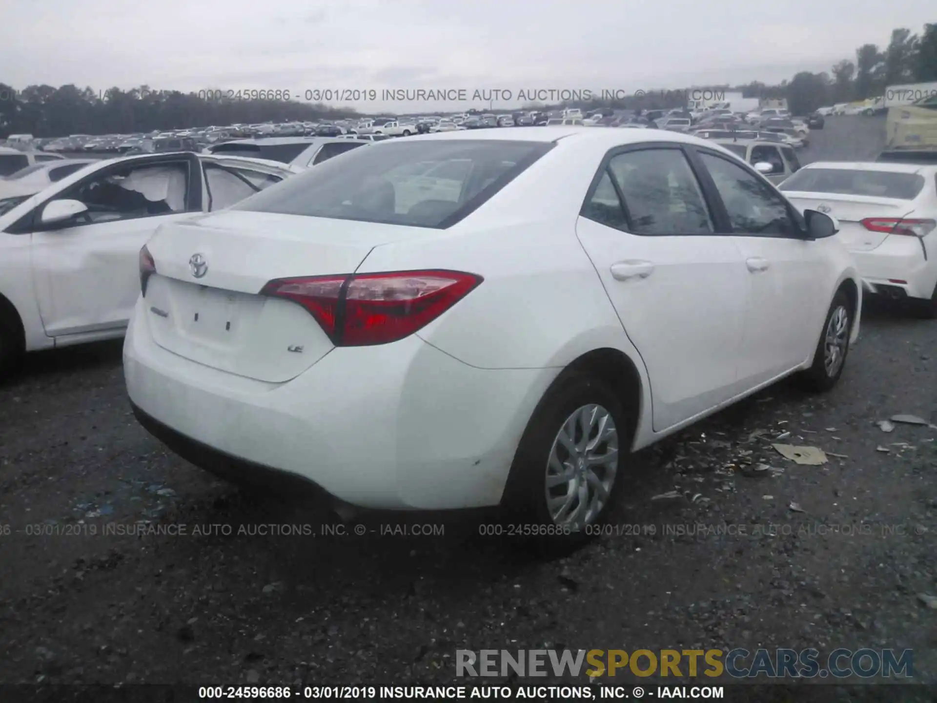 4 Photograph of a damaged car 5YFBURHE0KP872429 TOYOTA COROLLA 2019