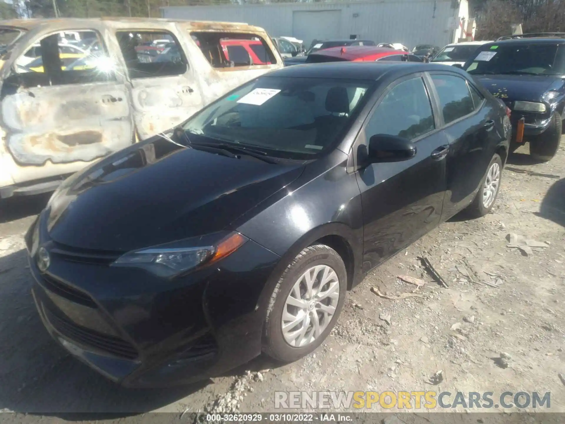 2 Photograph of a damaged car 5YFBURHE0KP872639 TOYOTA COROLLA 2019