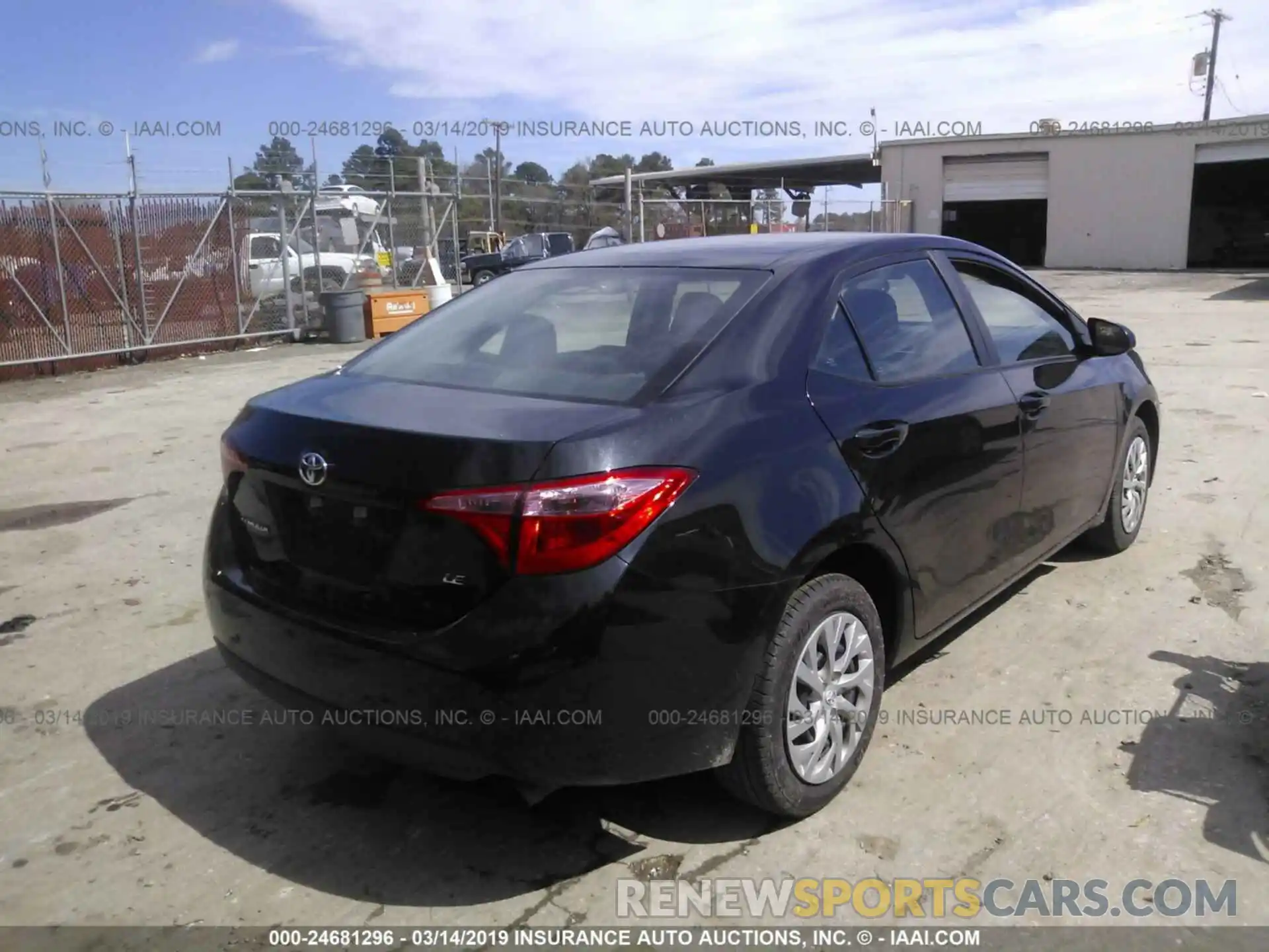 4 Photograph of a damaged car 5YFBURHE0KP873029 TOYOTA COROLLA 2019