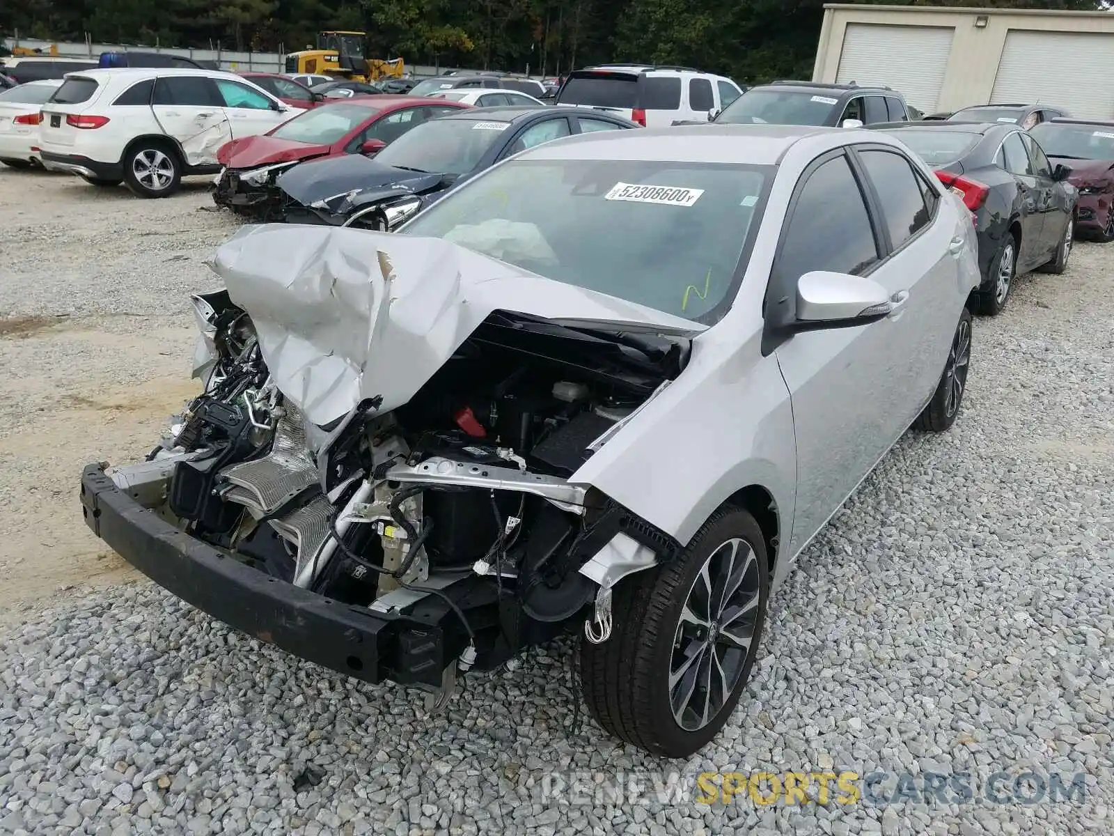 2 Photograph of a damaged car 5YFBURHE0KP873211 TOYOTA COROLLA 2019